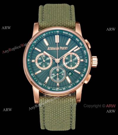 1:1 Superclone Audemars Piguet Code 11.59 Military Green Rose Gold Watches 41mm